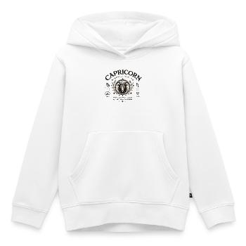 Steinbock-Sternzeichen Hexen-Himmlisches Horoskop - Kinder Premium Organic Hoodie - Weiß - Vorne - AI Model Kid Female (0cm)