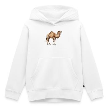 Kamel im aquarell Stil Geschenkidee  - Kinder Premium Organic Hoodie - Weiß - Vorne - AI Model Kid Female (0cm)