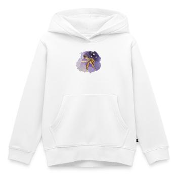 Cosmic Sea Turtle Explorer - Kinder Premium Organic Hoodie - Weiß - Vorne - AI Model Kid Female (0cm)