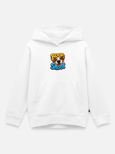 Jack Russell Terrier - Kinder Premium Organic Hoodie - Weiß