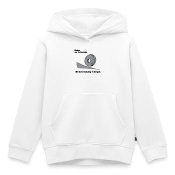 Risiko Technologie - Kinder Premium Organic Hoodie - Weiß - Vorne - AI Model Kid Female (0cm)