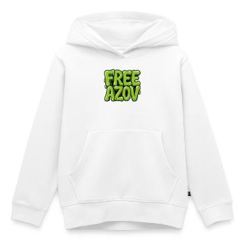 Free Azov – Graffiti - Kinder Premium Organic Hoodie - Weiß - Vorne - AI Model Kid Female (0cm)