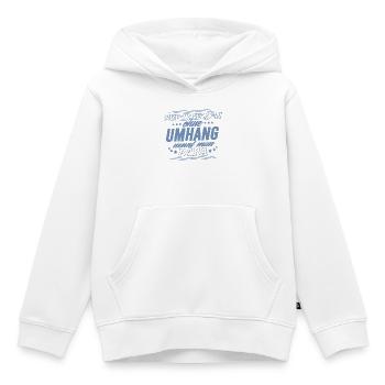 Superhelden ohne Umhang nennt man Papa - Kinder Premium Organic Hoodie - Weiß - Vorne - AI Model Kid Female (0cm)
