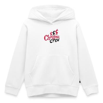 Lustige Elche zu Weihnachten - Kinder Premium Organic Hoodie - Weiß - Vorne - AI Model Kid Female (0cm)