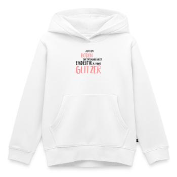 Lustiger Spruch - Kinder Premium Organic Hoodie - Weiß - Vorne - AI Model Kid Female (0cm)