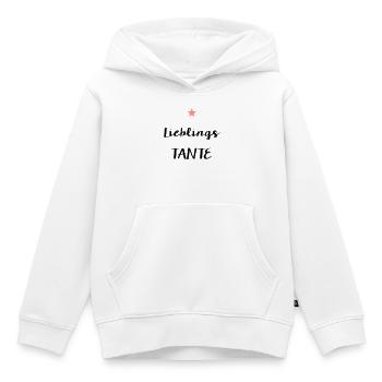 Lieblingstante Geburtstag Geschenk Stern - Kinder Premium Organic Hoodie - Weiß - Vorne - AI Model Kid Female (0cm)