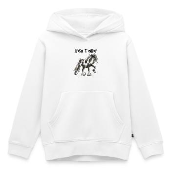 Tracy the Irish Tinker - Kids Premium Organic Hoodie - white - Front - AI Model Kid Female (0cm)