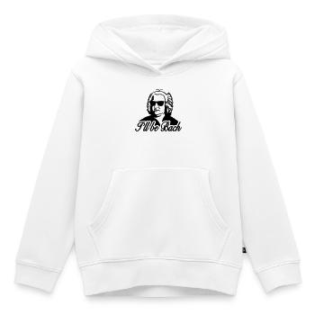I'll be bach 2b - Kinder Premium Organic Hoodie - Weiß - Vorne - AI Model Kid Female (0cm)