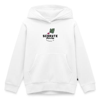 Schrute Farms Rüben - Kinder Premium Organic Hoodie - Weiß - Vorne - AI Model Kid Female (0cm)