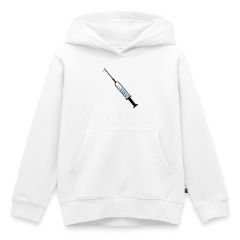 Medizin - Kinder Premium Organic Hoodie - Weiß - Vorne - AI Model Kid Female (0cm)