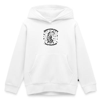 Seepferd Bestanden - Kinder Premium Organic Hoodie - Weiß - Vorne - AI Model Kid Female (0cm)