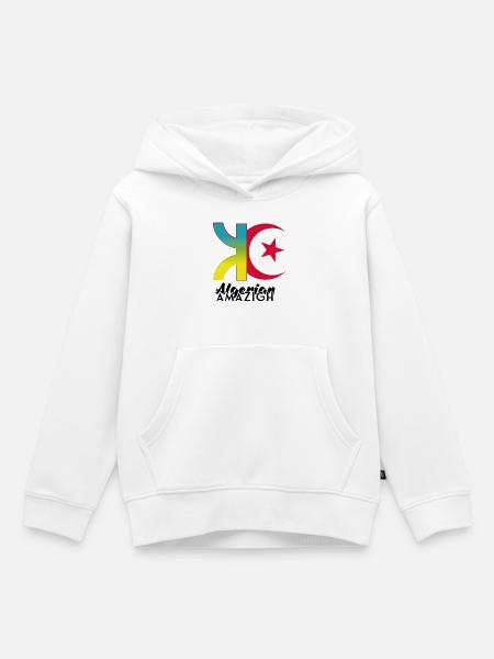 Algerischer Amazigh - Kinder Premium Organic Hoodie - Weiß