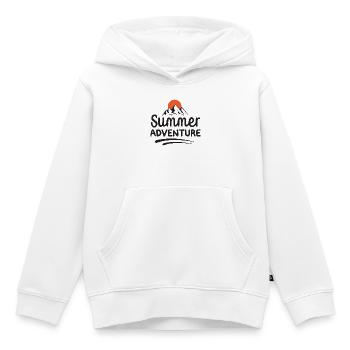 Sommer-Abenteuer - Kinder Premium Organic Hoodie - Weiß - Vorne - AI Model Kid Female (0cm)