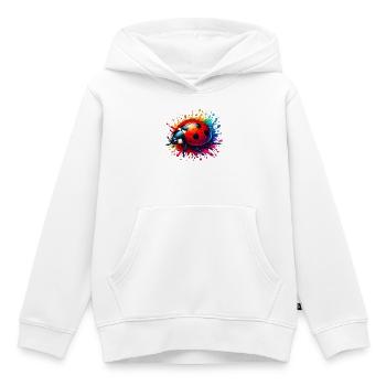 Marienkäfer - Kinder Premium Organic Hoodie - Weiß - Vorne - AI Model Kid Female (0cm)