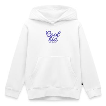 Golf Kid On Duty Style Tee - Kids Premium Organic Hoodie - white - Front - AI Model Kid Female (0cm)