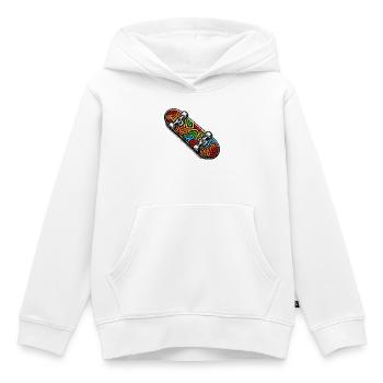 Skateboard - Kinder Premium Organic Hoodie - Weiß - Vorne - AI Model Kid Female (0cm)
