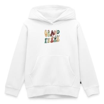 Older brother - Kids Premium Organic Hoodie - white - Front - AI Model Kid Female (0cm)