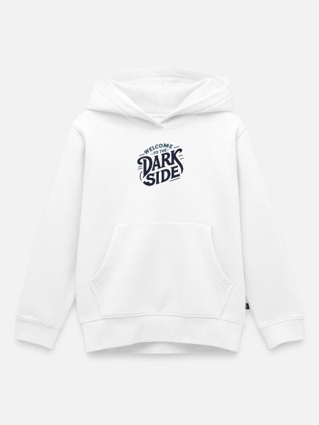 Die dunkle Seite - Kinder Premium Organic Hoodie - Weiß