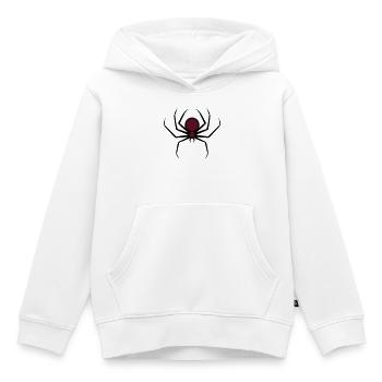 Gruselige Halloween-gruselige Goth-Spinne - Kinder Premium Organic Hoodie - Weiß - Vorne - AI Model Kid Female (0cm)