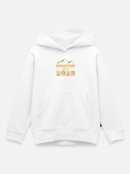 Bergsteiger 2028 - Kinder Premium Organic Hoodie - Weiß