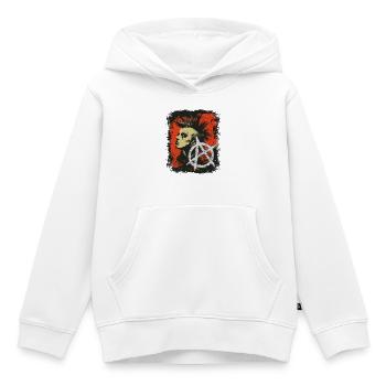 Punkrock Mädchen - Kinder Premium Organic Hoodie - Weiß - Vorne - AI Model Kid Female (0cm)