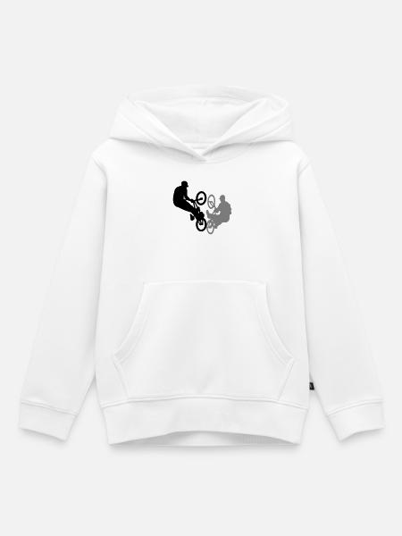 BMX - Kinder Premium Organic Hoodie - Weiß