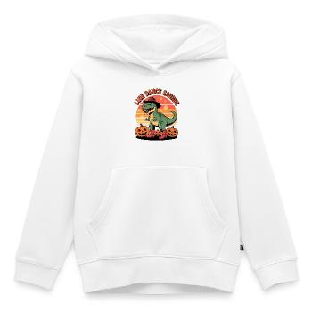 LineDance Saurus Halloween - Kinder Premium Organic Hoodie - Weiß - Vorne - AI Model Kid Female (0cm)