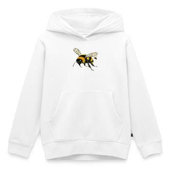 Bourdons - Sweat Premium à capuche enfant bio - blanc - Devant - AI Model Kid Female (0cm)