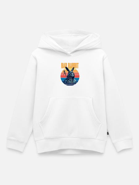 Bad Rabbit - Kinder Premium Organic Hoodie - Weiß