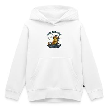 Slice Slice Baby – Lustiges Pizza Retro Comic Moti - Kinder Premium Organic Hoodie - Weiß - Vorne - AI Model Kid Female (0cm)