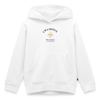 Chamonix France - Kinder Premium Organic Hoodie - Weiß - Vorne - AI Model Kid Female (0cm)