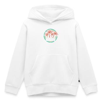 Kuba - Kinder Premium Organic Hoodie - Weiß - Vorne - AI Model Kid Female (0cm)