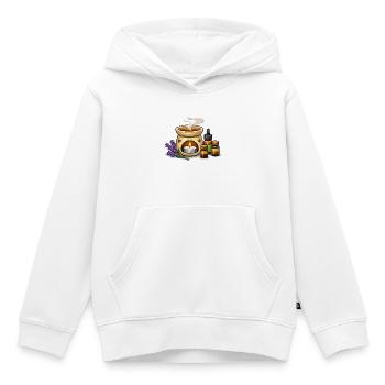 Lavender Scented Candle Warmer Set - Kids Premium Organic Hoodie - white - Front - AI Model Kid Female (0cm)
