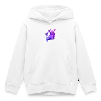 Geschenkidee für einen Tennis mit Tennis - Kinder Premium Organic Hoodie - Weiß - Vorne - AI Model Kid Female (0cm)