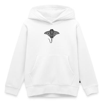 Maori-Stachelrochen - Kinder Premium Organic Hoodie - Weiß - Vorne - AI Model Kid Female (0cm)