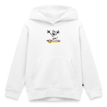  Fußball Event Germany - Kinder Premium Organic Hoodie - Weiß - Vorne - AI Model Kid Female (0cm)