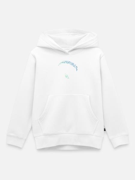 Geschenkidee für eine Paragliderin mit Paragleiten - Kinder Premium Organic Hoodie - Weiß