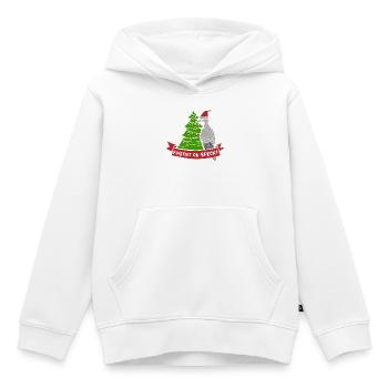 Weihnachten Weihnachtsmotiv  Specht Vogel - Kinder Premium Organic Hoodie - Weiß - Vorne - AI Model Kid Female (0cm)