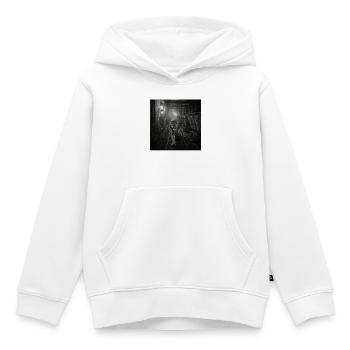 Wildcat Mine Noir Vintage Animal Crime Series - Kids Premium Organic Hoodie - white - Front - AI Model Kid Female (0cm)