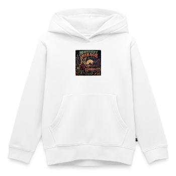 Vintage Motel Spruch Wüste Oldtimer Halloween - Kinder Premium Organic Hoodie - Weiß - Vorne - AI Model Kid Female (0cm)