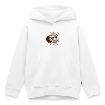 Vinyl club analog music aesthetic - Kids Premium Organic Hoodie - white - Front - AI Model Kid Female (0cm)
