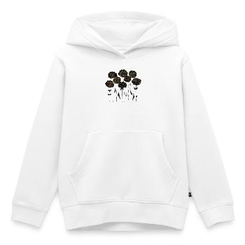 Blumen - Kinder Premium Organic Hoodie - Weiß - Vorne - AI Model Kid Female (0cm)