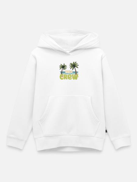 Ibiza Crew - Kinder Premium Organic Hoodie - Weiß