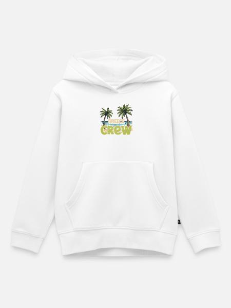 Greece Crew - Kinder Premium Organic Hoodie - Weiß