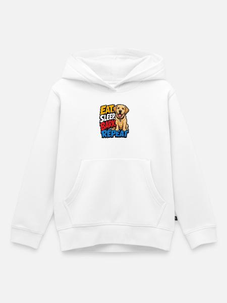 Labrador Retriever - Kinder Premium Organic Hoodie - Weiß