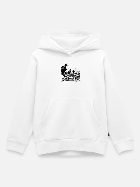 Angeln in Dänemark - Kinder Premium Organic Hoodie - Weiß