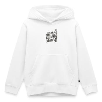 Lustiger Kletter-Schwerkraft-Humor - Kinder Premium Organic Hoodie - Weiß - Vorne - AI Model Kid Female (0cm)