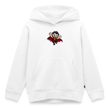 Vampir - Monster unter dem Bett Party - Kinder Premium Organic Hoodie - Weiß - Vorne - AI Model Kid Female (0cm)