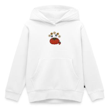 Blütenkopf-Nadeln in einem Tomatennadelkissen - Kinder Premium Organic Hoodie - Weiß - Vorne - AI Model Kid Female (0cm)