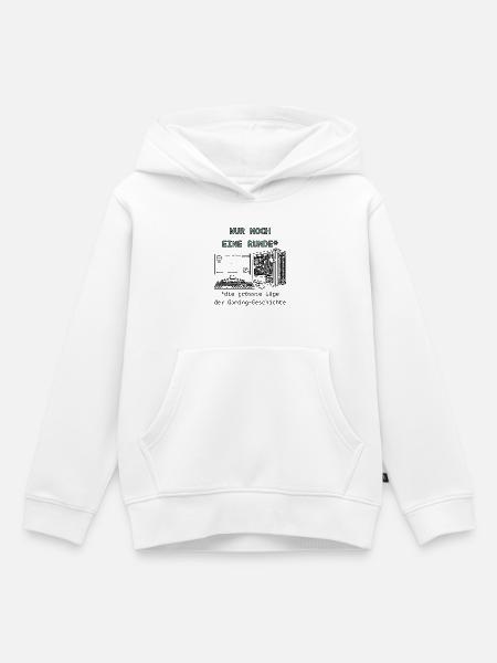 Runde3 - Kinder Premium Organic Hoodie - Weiß